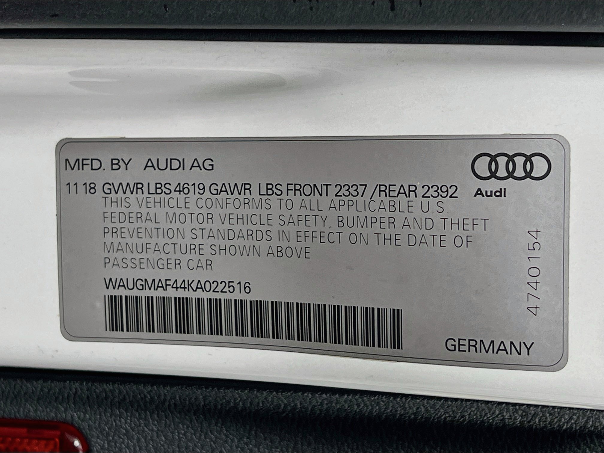 2019 Audi A4 Premium - Photo 10