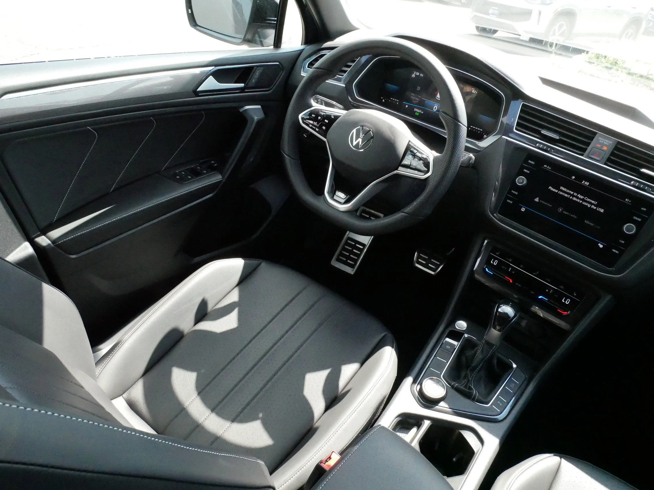 Certified Used 2023 Platinum Gray Metallic Volkswagen SE R-Line Black image 9
