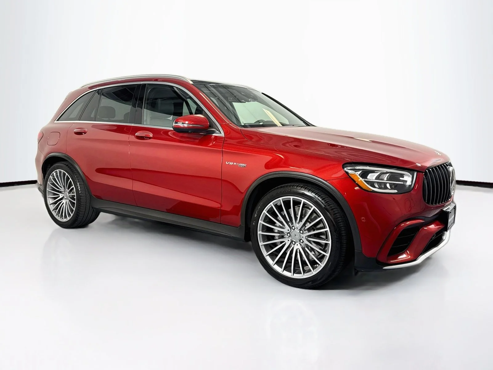 Used 2020 Designo Cardinal Red Metallic Mercedes-Benz AMG® GLC 63 image 7