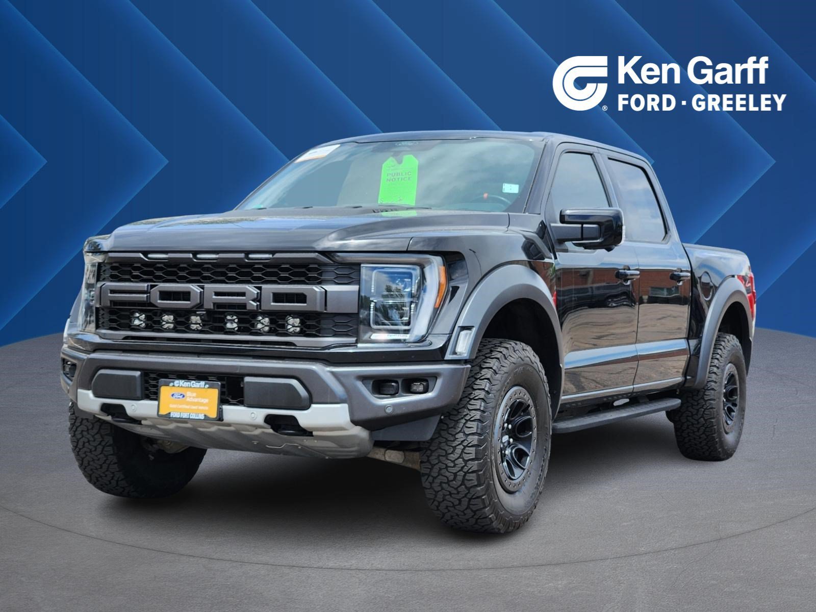 Used 2022 Black Metallic Ford Raptor image 1