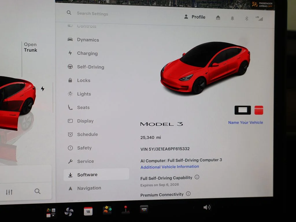 Used 2023 Red Tesla Base image 67