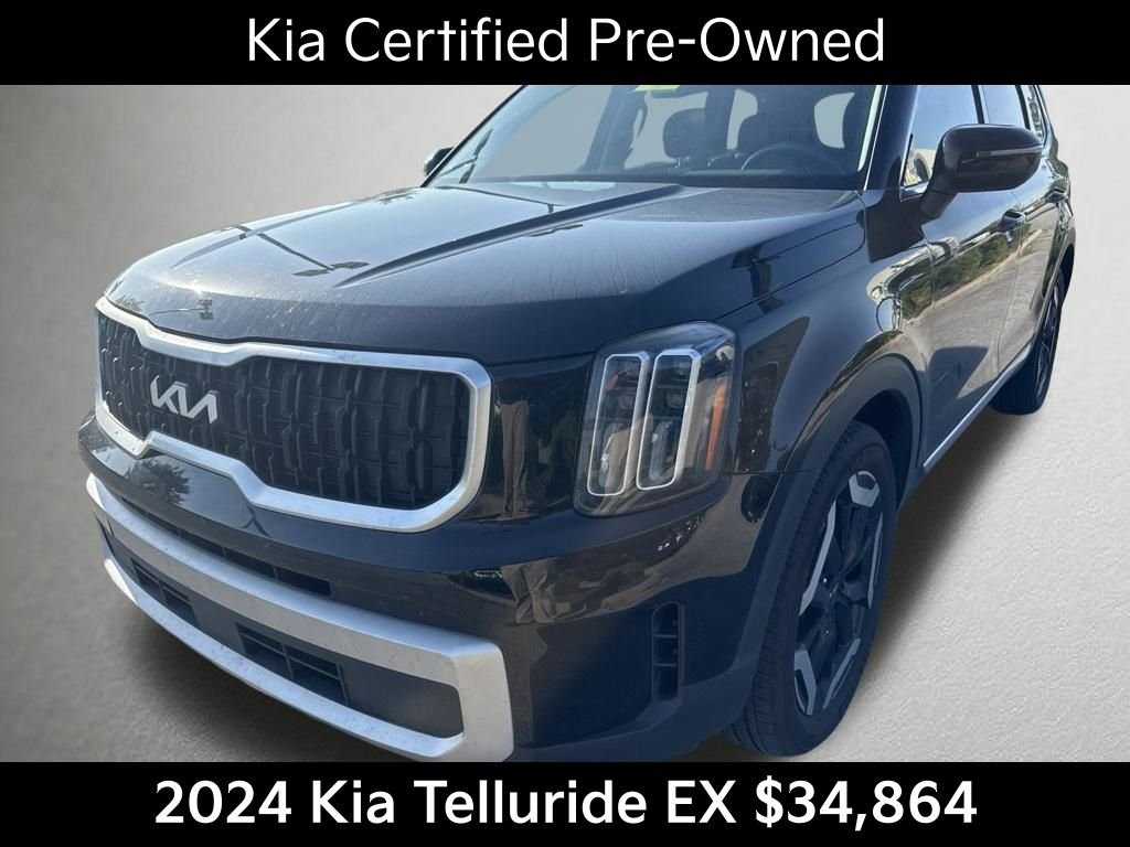 Certified Used 2024 Ebony Black Kia EX image 8