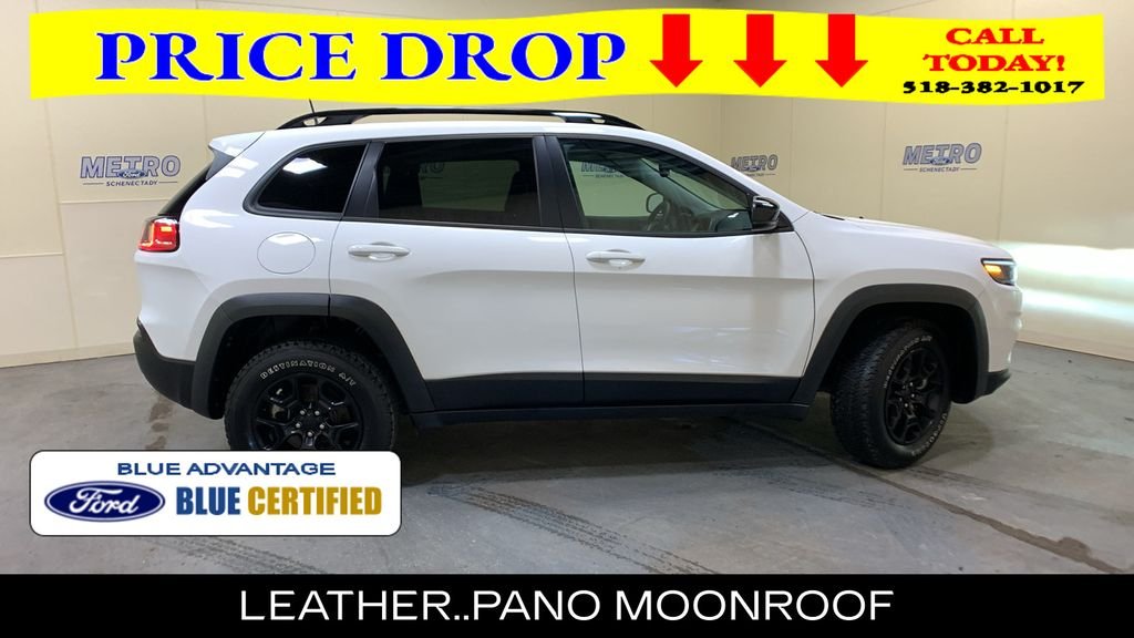 Certified 2022 Jeep Cherokee X with VIN 1C4PJMCX1ND528982 for sale in Schenectady, NY