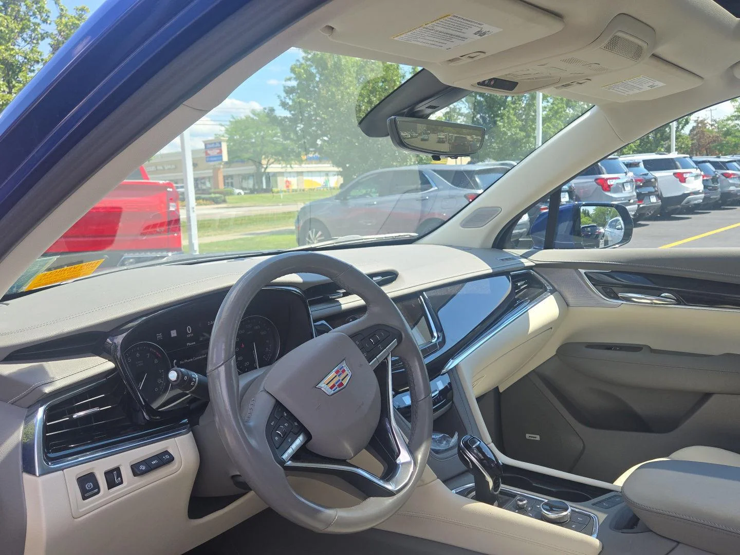 Used 2023 OPULENT BLUE METALLIC Cadillac AWD Premium Luxury image 3