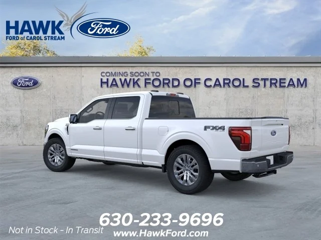 New 2025 Star White Metallic Tri-Coat Ford Lariat® image 4