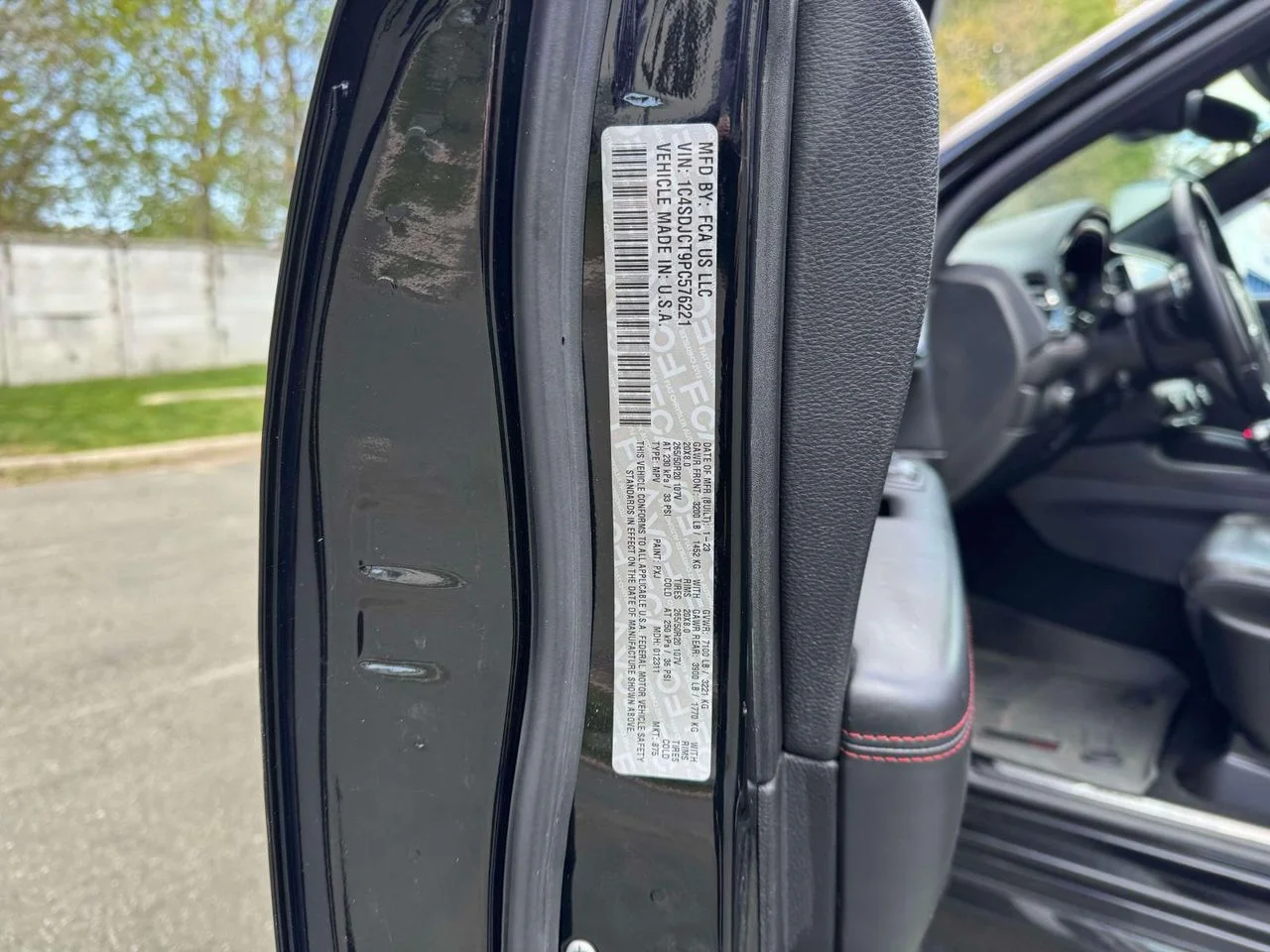 Used 2023 DB Black Clearcoat Dodge R/T Plus AWD image 15