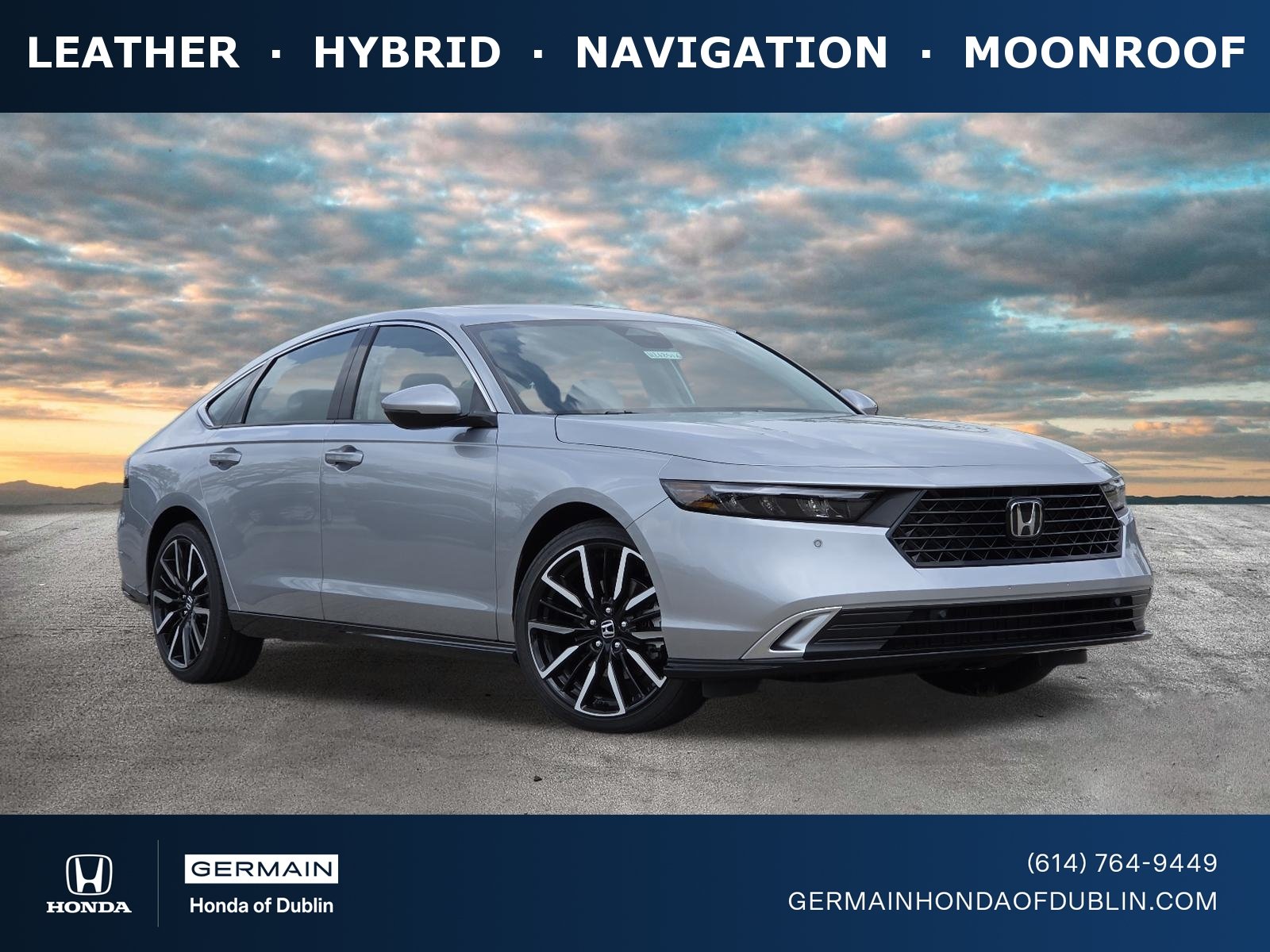 New 2026 Solar Silver Metallic Honda Touring image 1