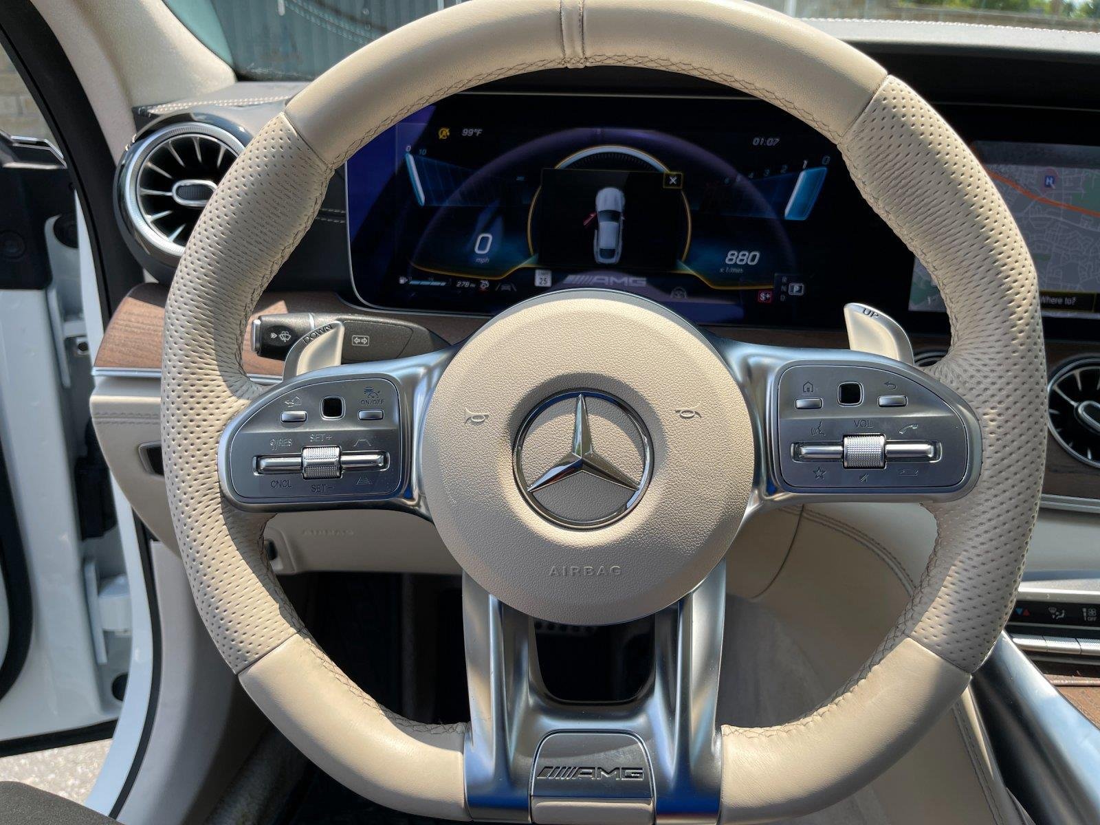 Used 2021 designo Diamond White Metallic Mercedes-Benz AMG® GT 63 image 18