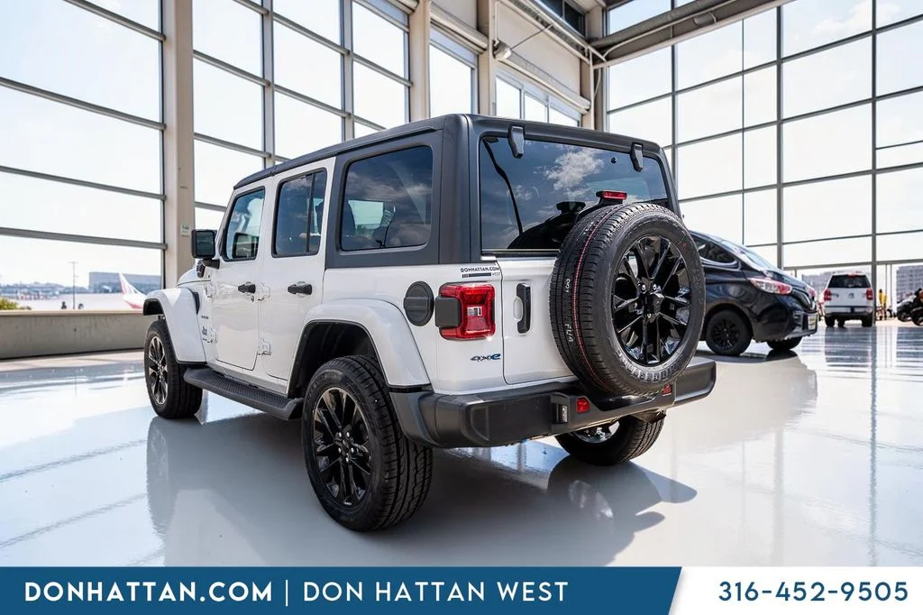 Used 2023 White Jeep Sahara 4xe image 27