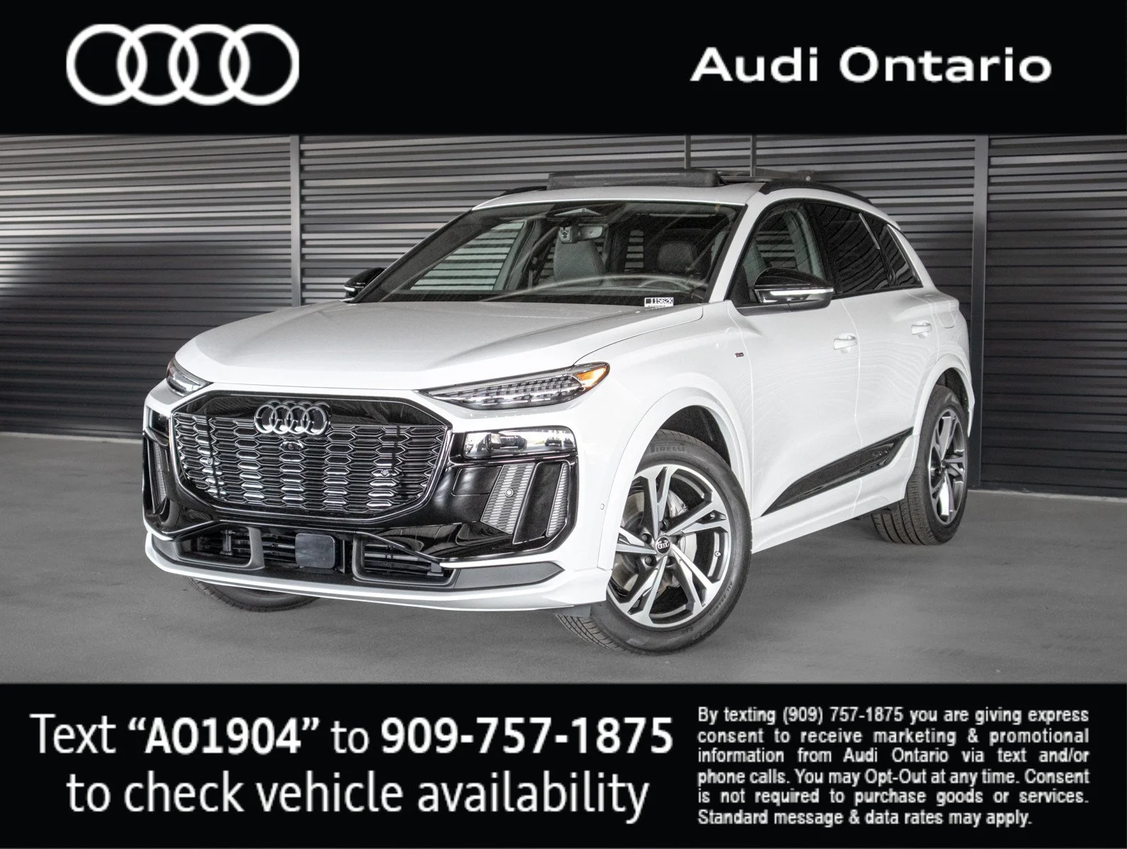 New 2027 Glacier White Metallic Audi Premium Plus image 1
