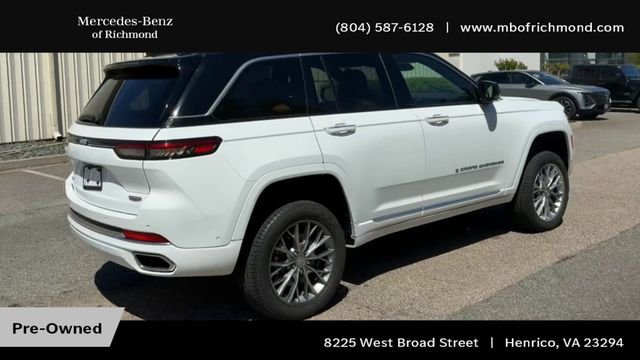 Used 2024 Jeep Grand Cherokee Summit 4xe with VIN 1C4RJYE66R8534022 for sale in Richmond, VA