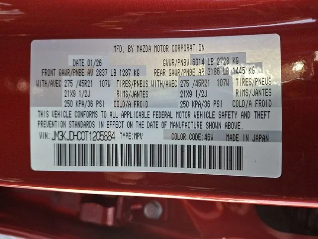 New 2026 Red Mazda 3.3 Turbo S Premium image 15
