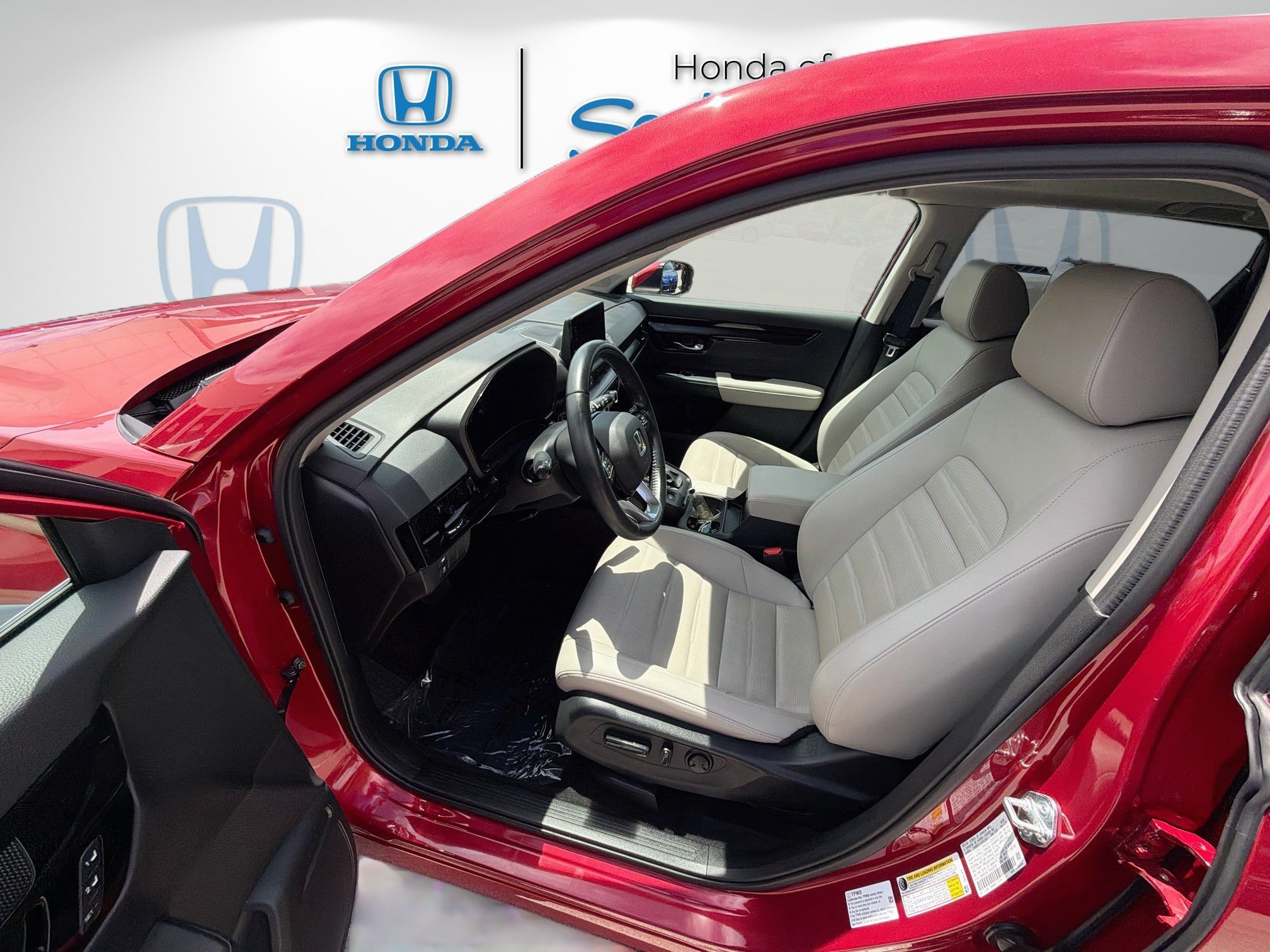 Certified Used 2025 Radiant Red Metallic Honda 1.5T 2WD EX-L image 18