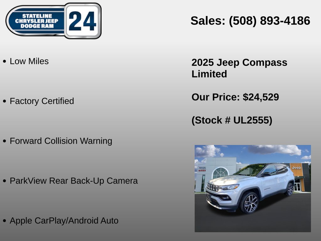 Used 2025 Silver Jeep Limited image 6