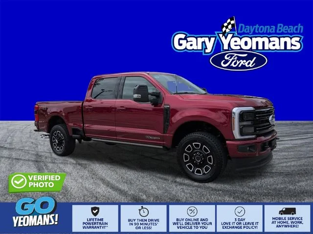 New 2026 Ruby Red Metallic Tinted Clearcoat Ford F-250® Platinum® image 1