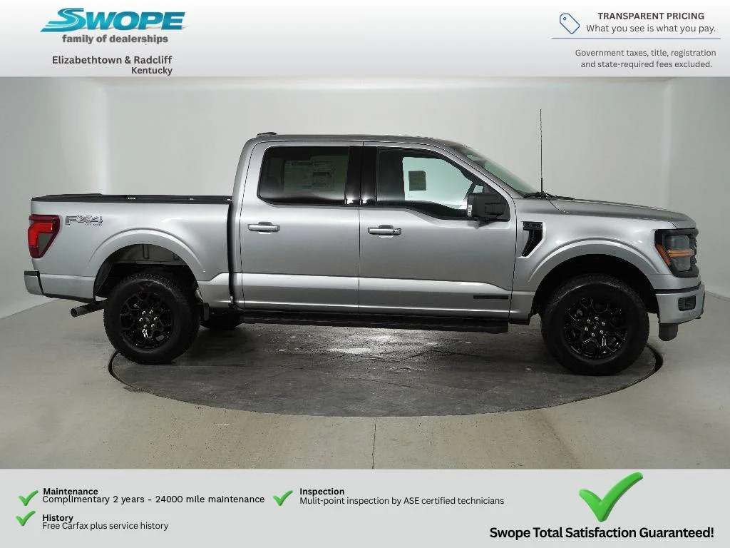 New 2026 Iconic Silver Metallic Ford XLT image 3