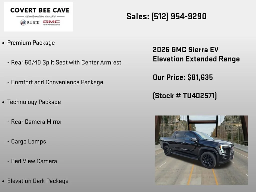 2026 GMC Sierra EV Elevation - Photo 18