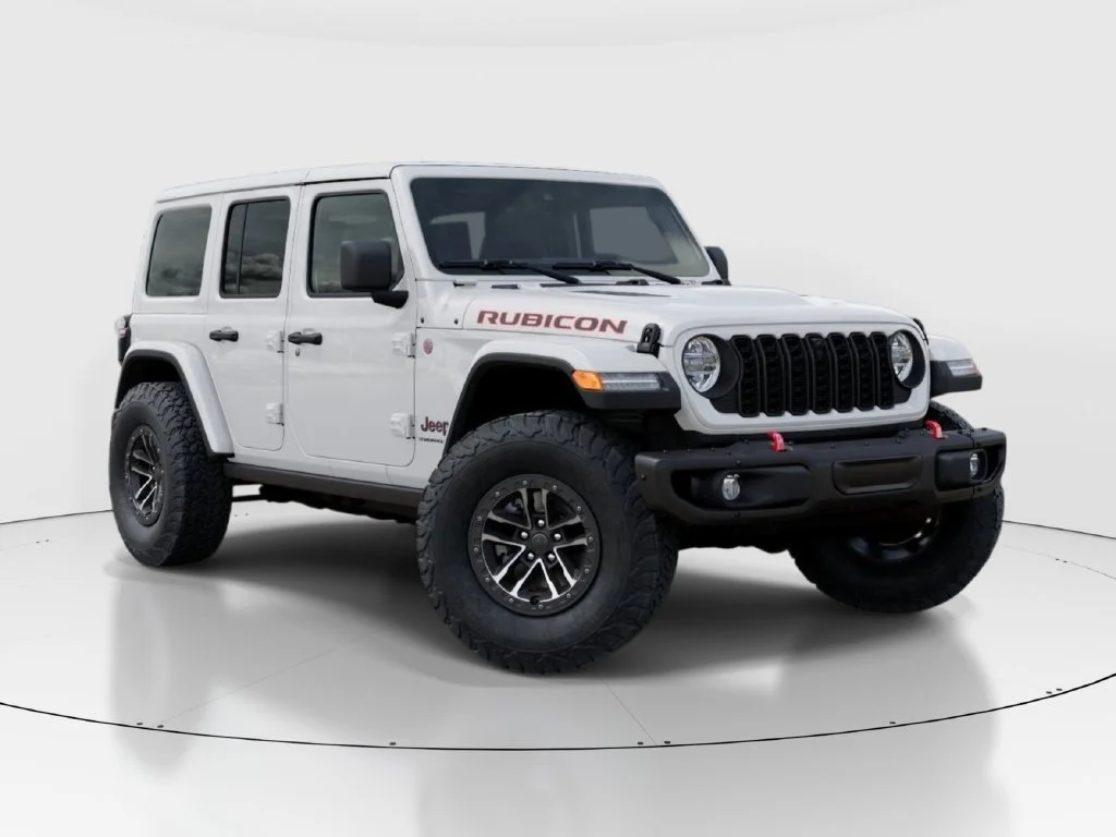 New 2027 Bright White Clear-Coat Paint Jeep Rubicon X image 6