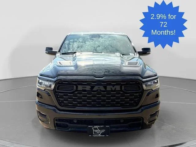 New 2026 Diamond Black Crystal Pearl-Coat Exterior Paint RAM LONE STAR image 12
