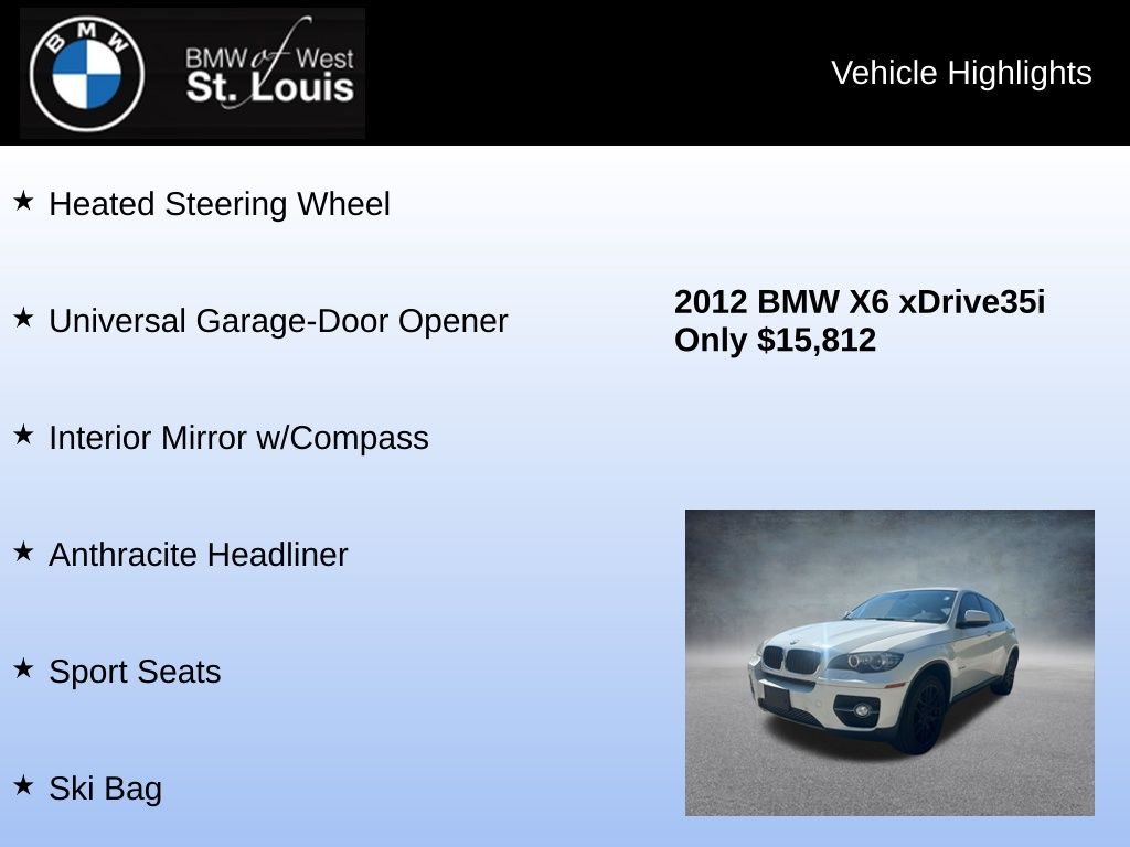 Used 2012 White BMW xDrive35i image 24