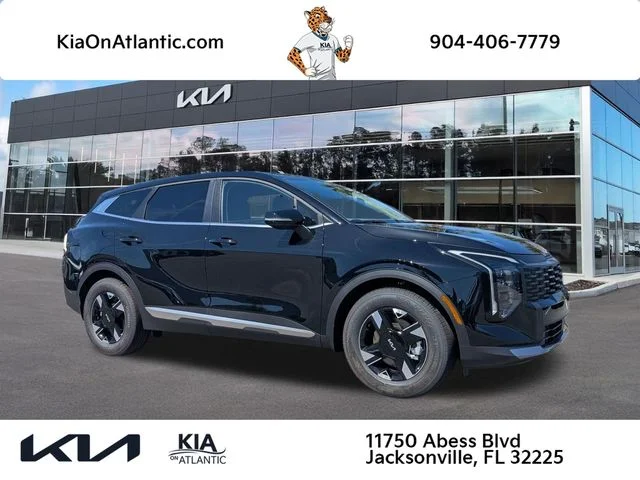 New 2026 Ebony Black Kia LX image 1