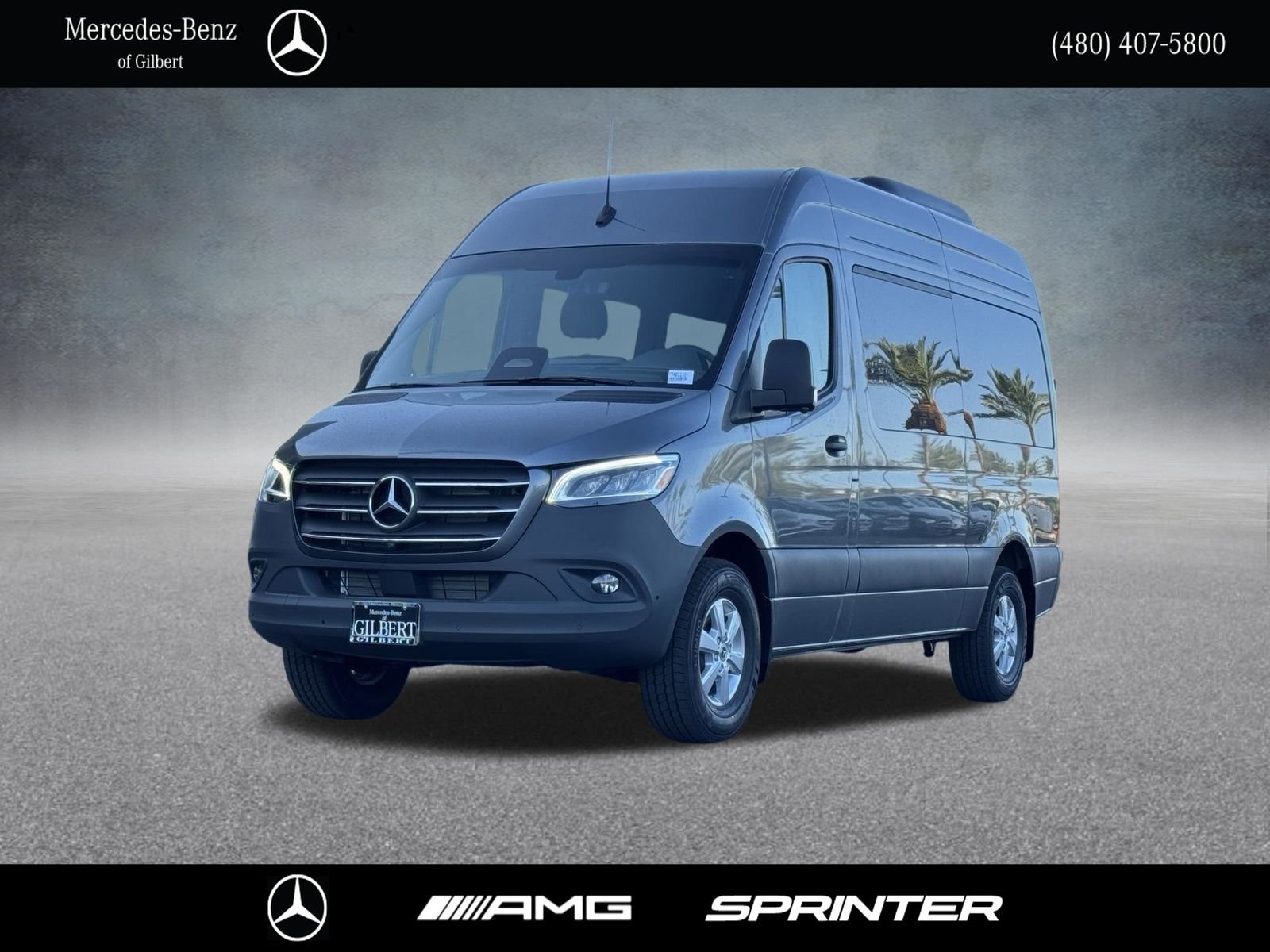 New 2026 Selenite gray metallic Mercedes-Benz Passenger 144 WB image 1