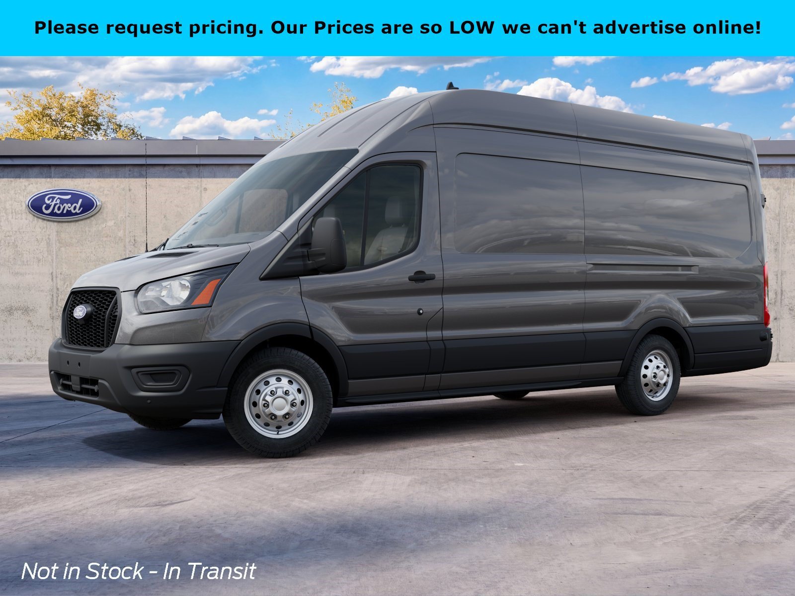 New 2027 Carbonized Gray Metallic Ford Cargo Van image 1