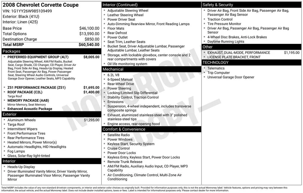 Used 2008 Black Chevrolet Base image 8