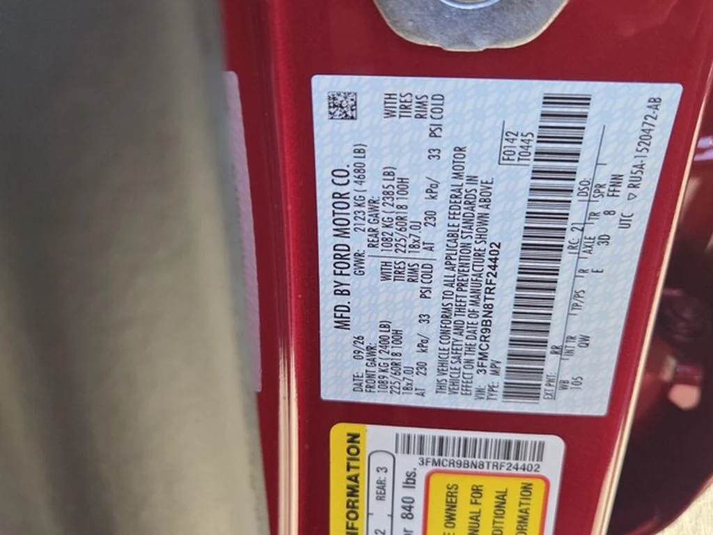 New 2026 Ruby Red Metallic Tinted Clearcoat Ford Big Bend® image 7