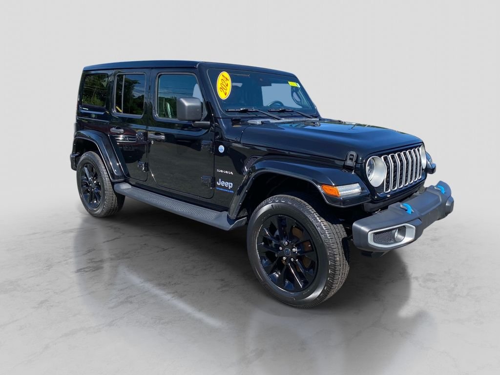 Used 2024 Black Jeep Sahara 4xe image 11