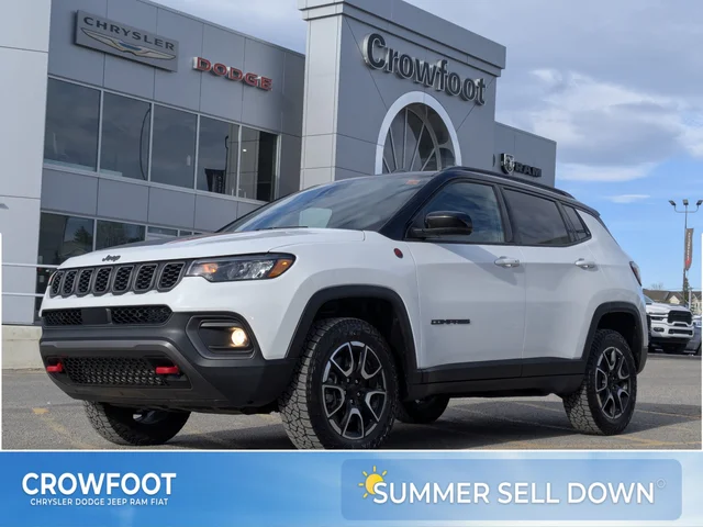 2024 Jeep Compass Trailhawk - Sun & Sound Group - Dual Pane Sunroof - Leather - NAV & More