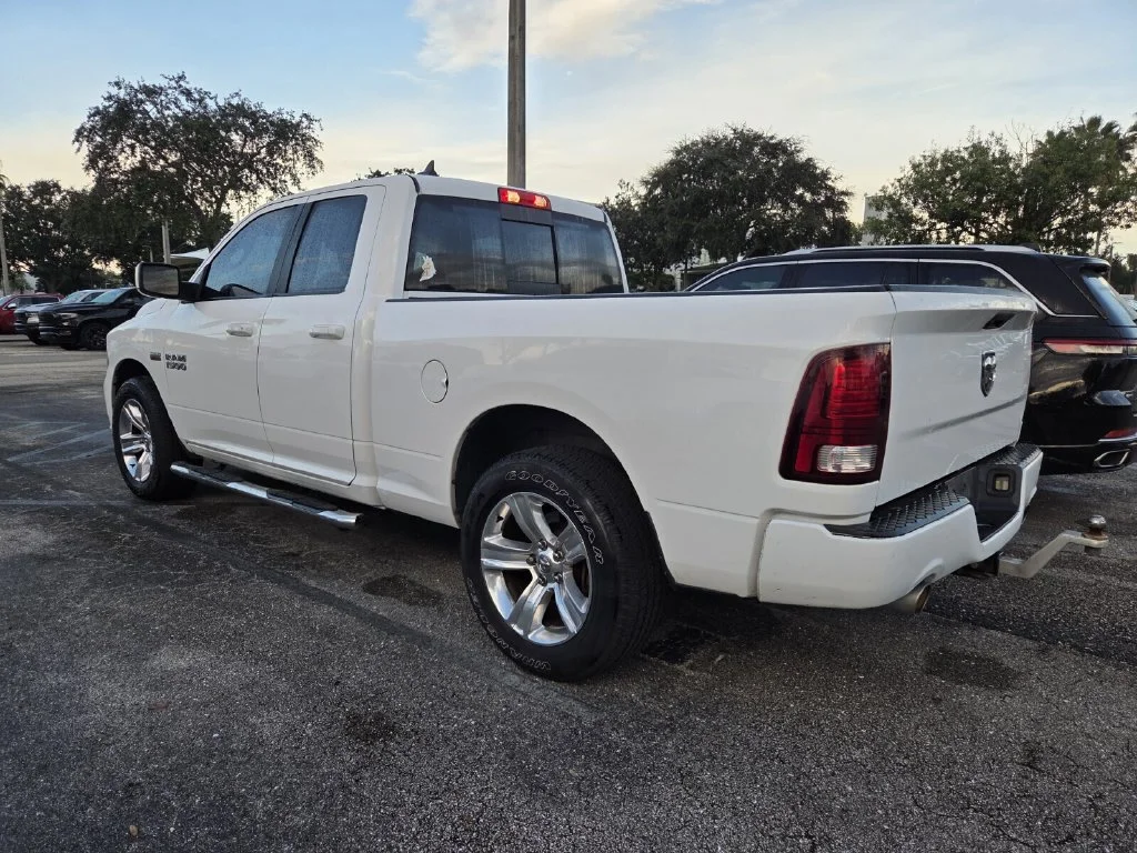 Used 2018 Bright White Clearcoat Ram Sport image 4