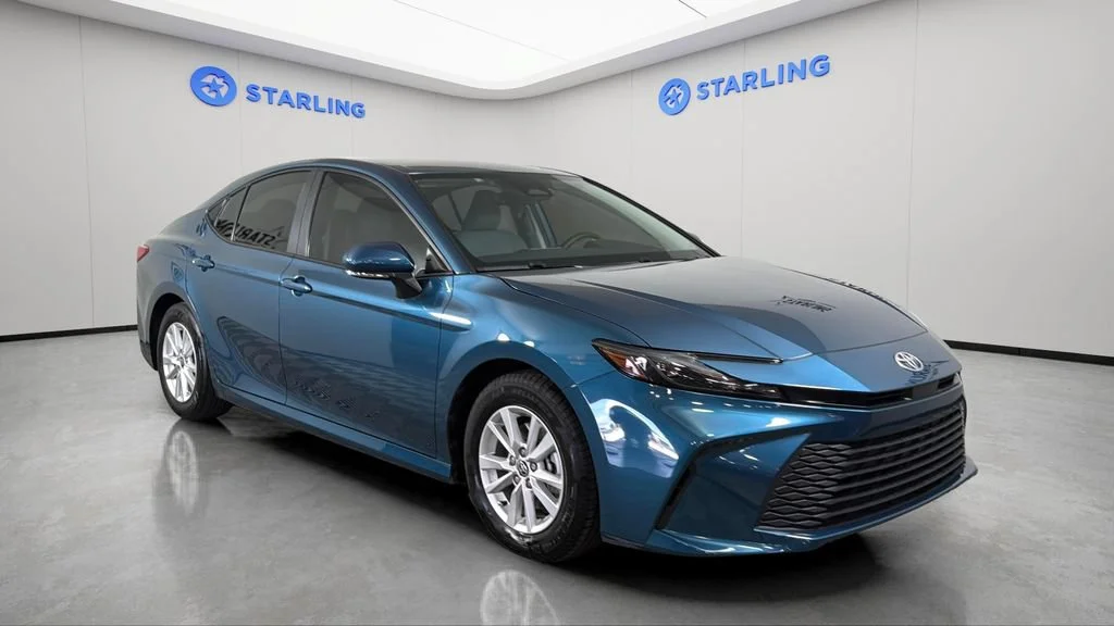 Used 2025 Blue Toyota LE image 13