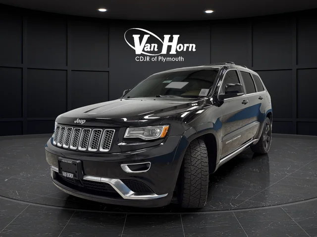 Used 2015 Brilliant Black Crystal Pearlcoat Jeep Summit image 3