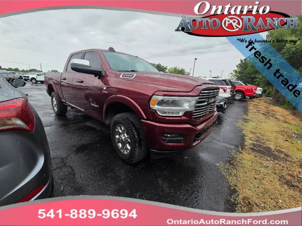 Used 2022 Delmonico Red Pearlcoat Ram Laramie image 1