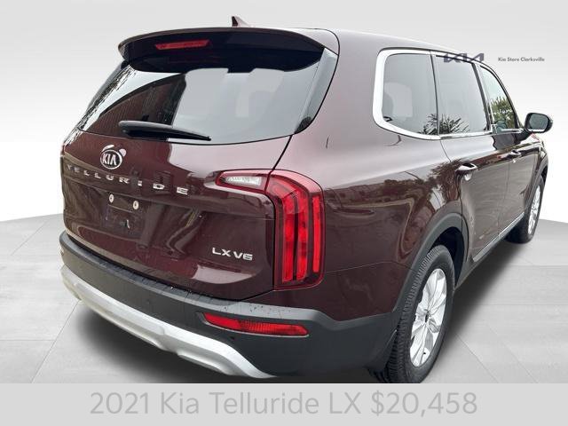 Certified Used 2021 Sangria Kia LX image 8