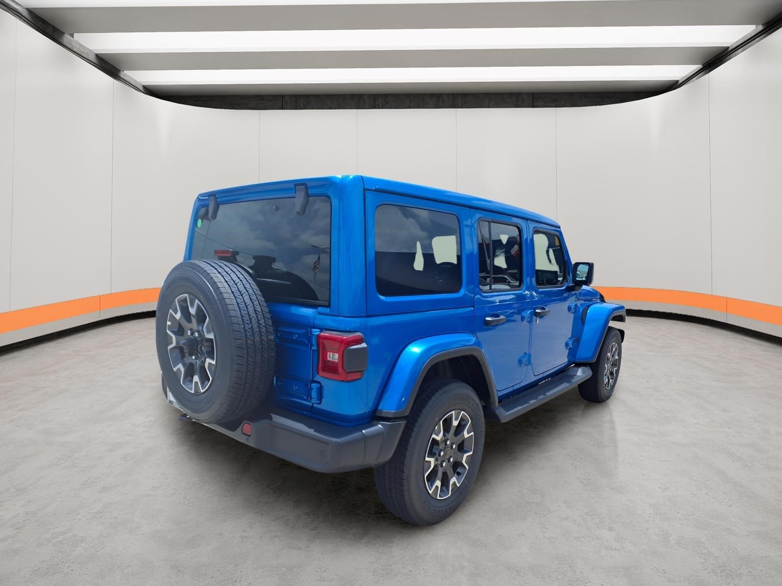 New 2026 Hydro Blue Pearl-Coat Exterior Paint Jeep Sahara image 6