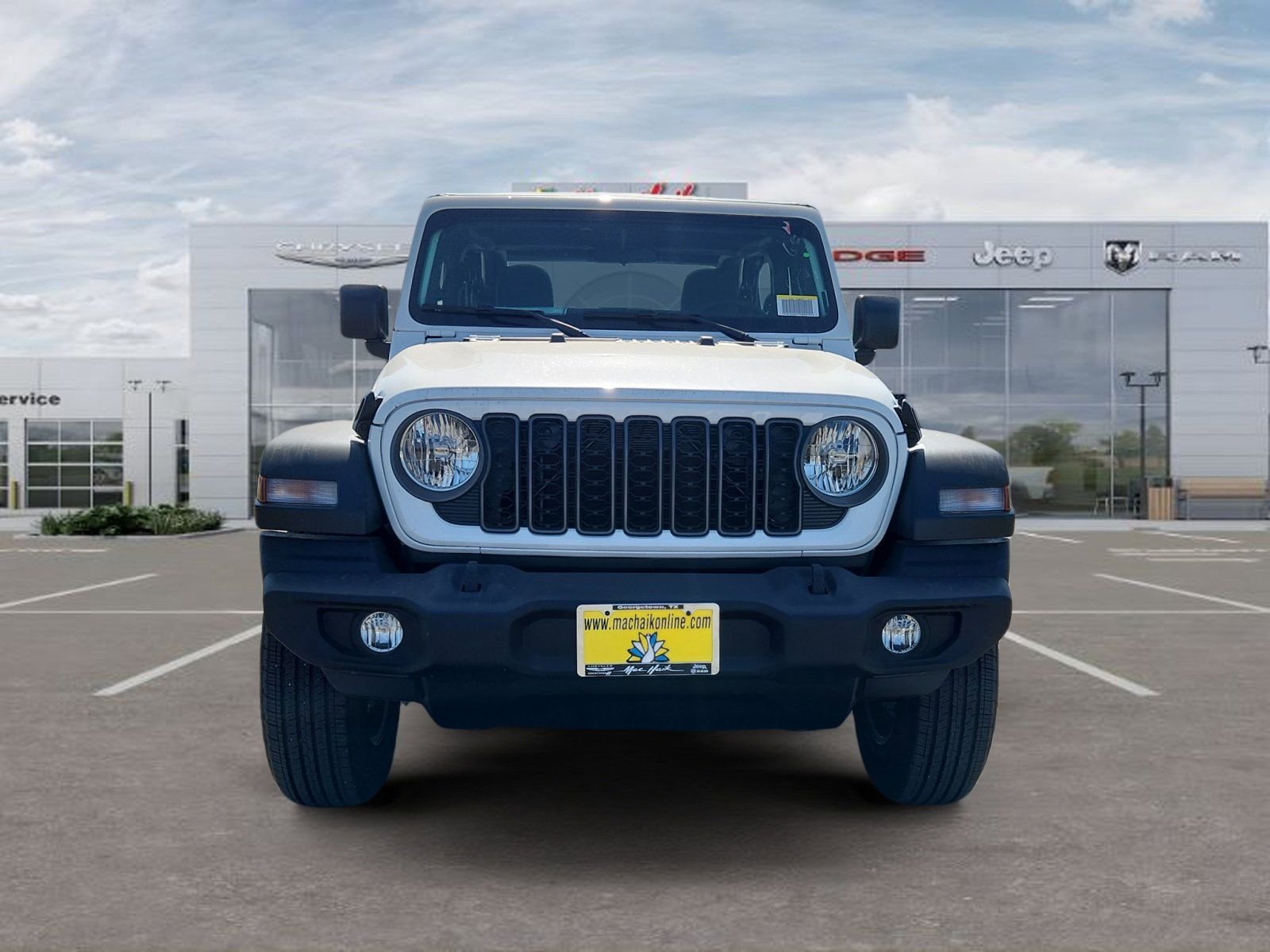 New 2026 Bright White Clear-Coat Exterior Paint Jeep Sport image 8