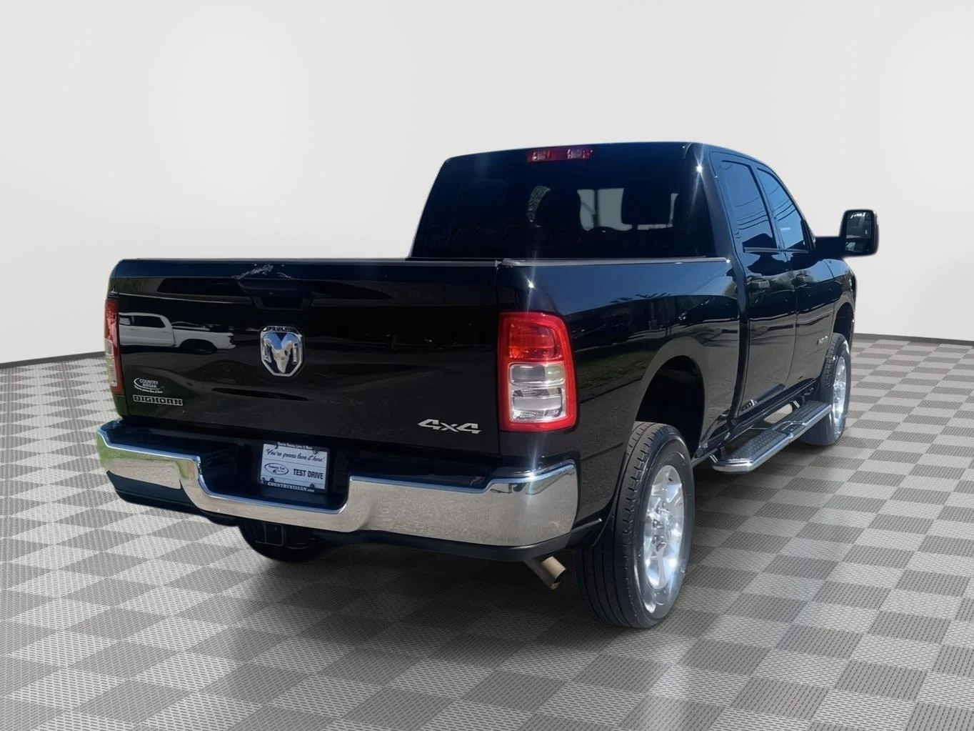 Used 2024 Diamond Black Crystal Pearlcoat Ram Big Horn image 5