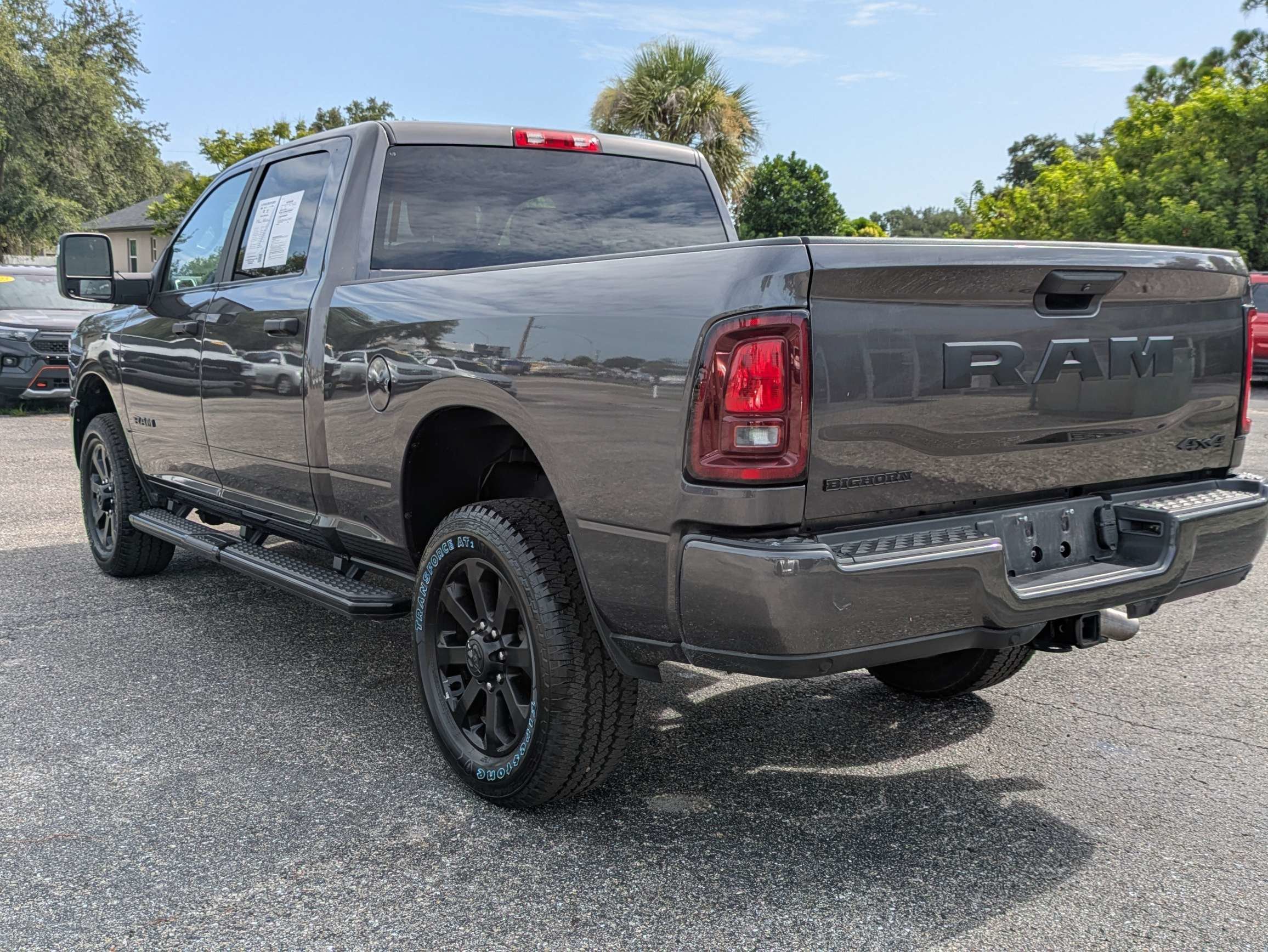 Used 2025 Granite Crystal Metallic Clearcoat Ram Big Horn image 7