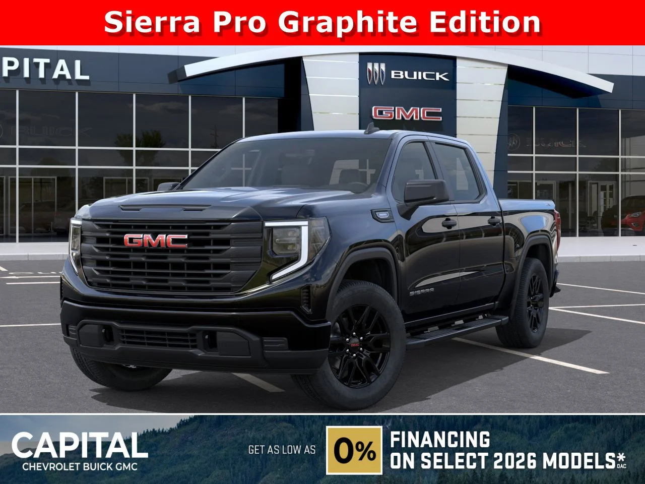 New 2026 Onyx Black GMC Pro image 1