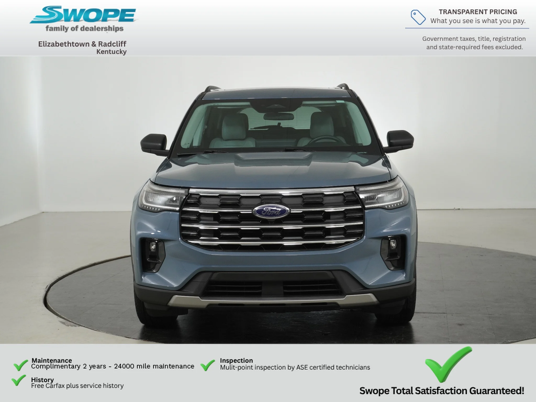 Certified Used 2025 Blue Ford Active image 8
