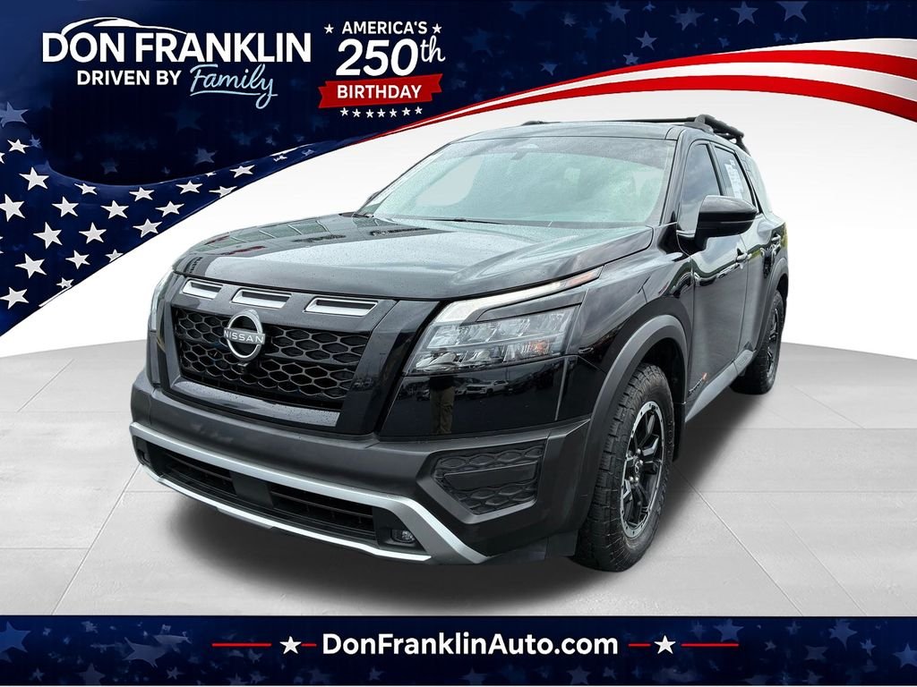 Certified Used 2023 Black Nissan Rock Creek image 1