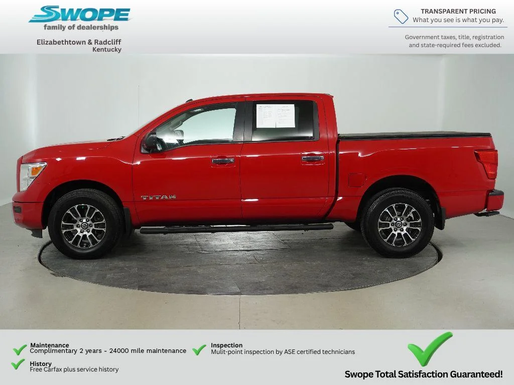 Used 2021 Red Alert Nissan SV image 9