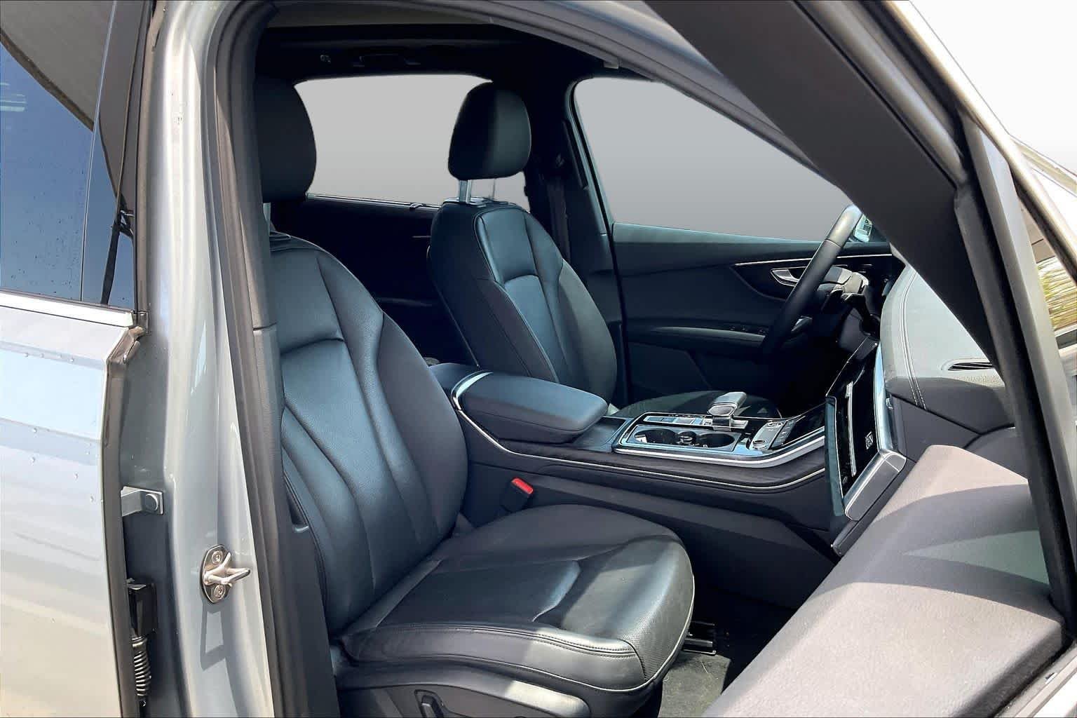 Used 2023 Satellite Silver Metallic Audi Premium Plus image 9