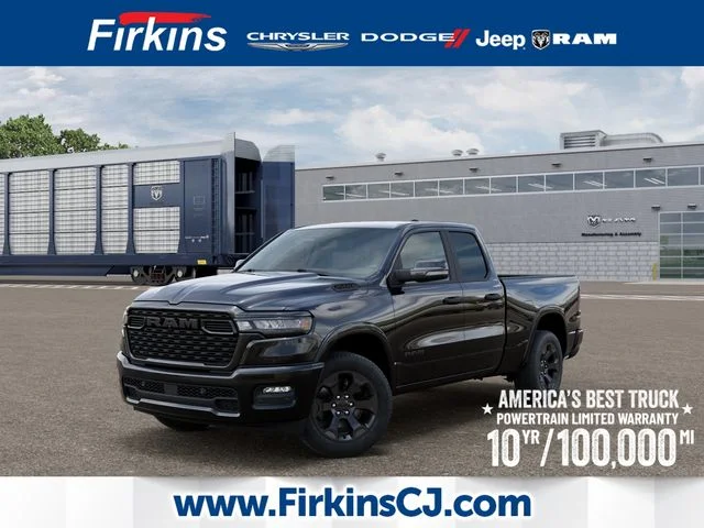 New 2026 Diamond Black Crystal Pearl-Coat Exterior Paint RAM Big Horn/Lone Star image 1
