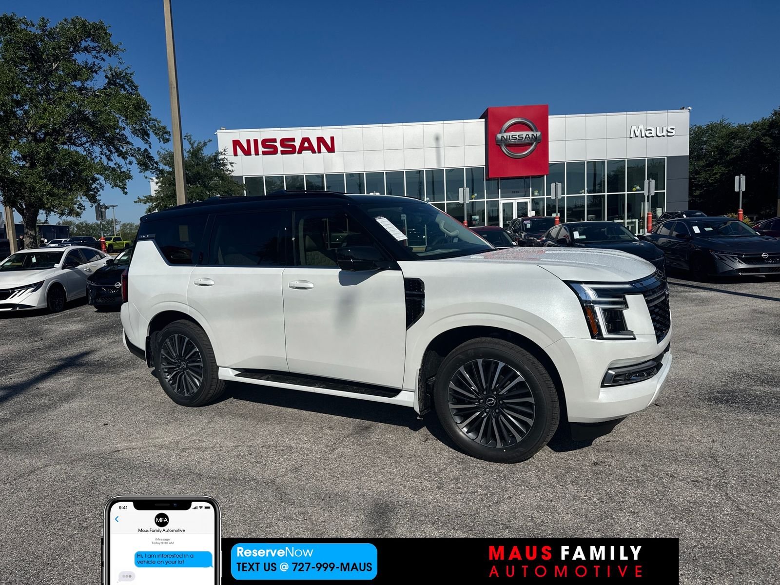 New 2026 White Nissan Platinum Reserve image 1