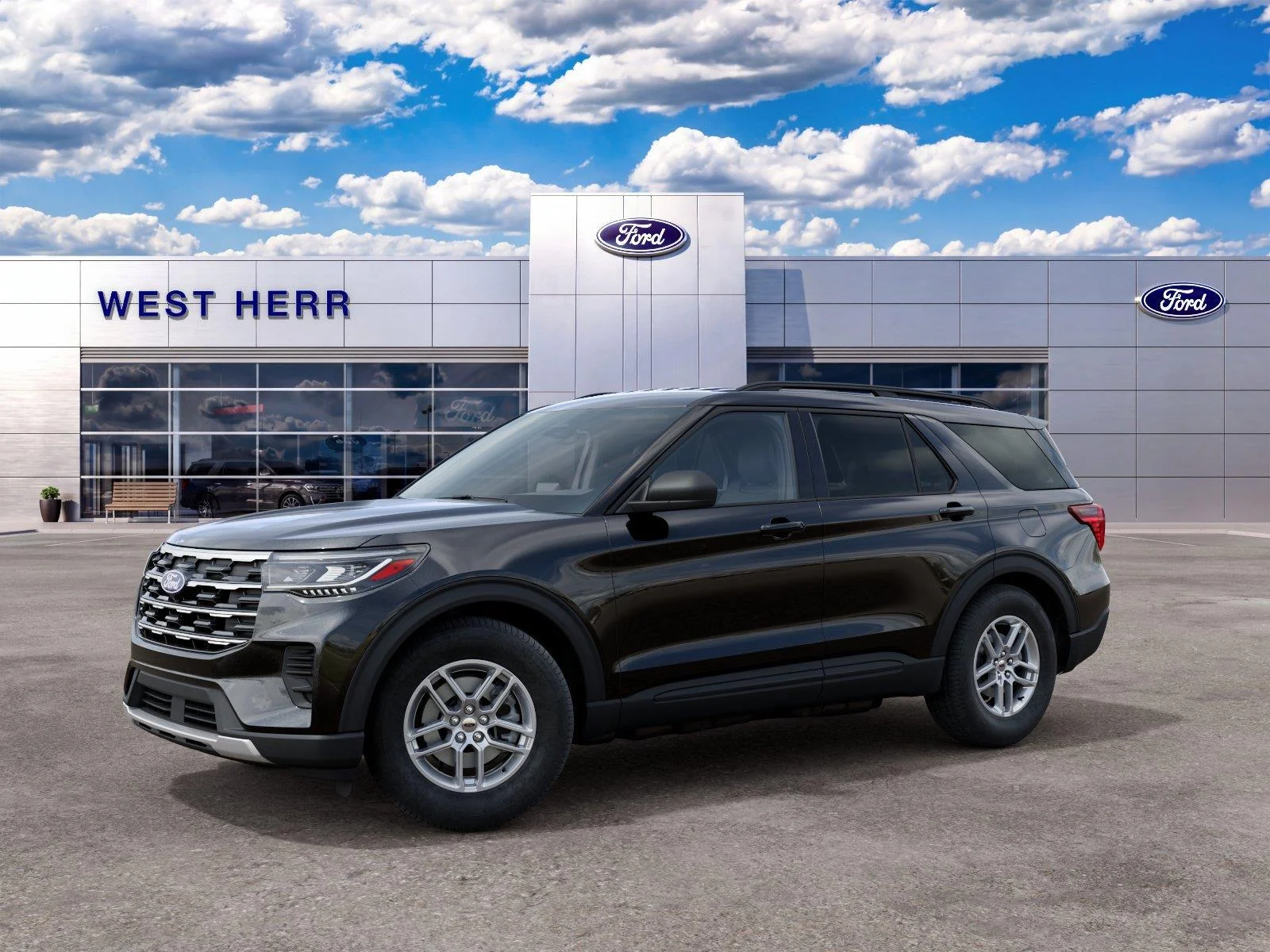 New 2027 Agate Black Metallic Ford Active image 2