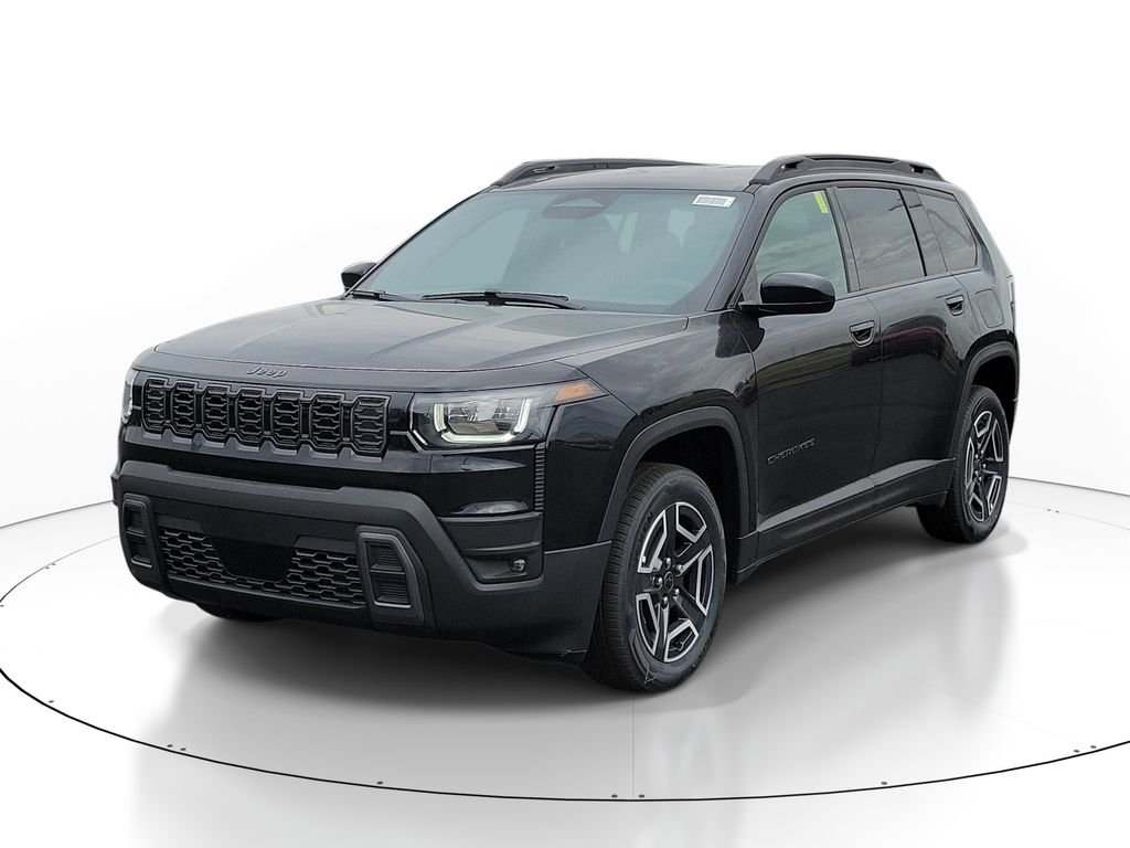 New 2026 Diamond Black Crystal Pearlcoat Jeep Laredo image 2