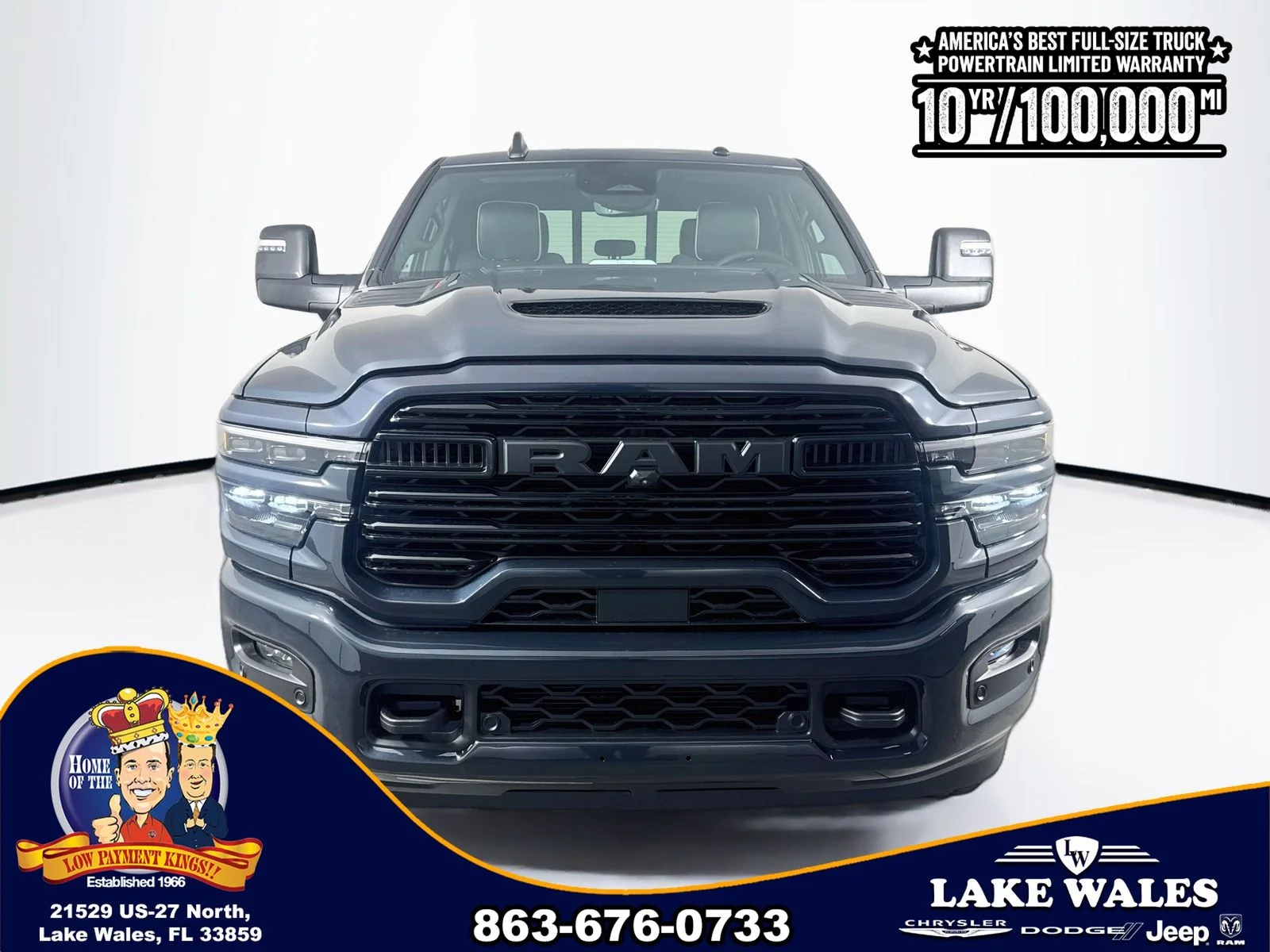 New 2026 Forged Blue Metallic Exterior Paint RAM Laramie image 2